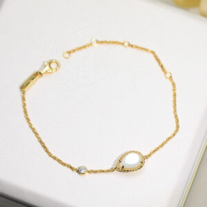 BOHEME MOP GOLD CHAIN BRACELET