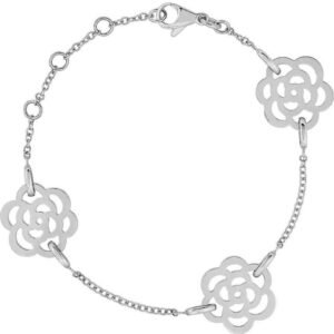 CAMELIAS SILVER  BRACELET