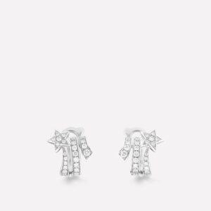 COMETE ETOILEE EARRINGS SILVER DIAMOND