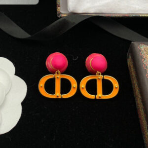 CD PEARL PINK GOLD EARRINGS