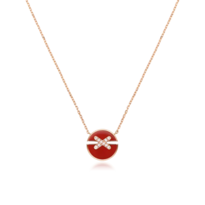 JEUX DE ROSE GOLD DIAMOND NECKLACE