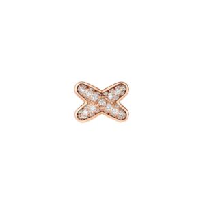 JEUX DE ROSE GOLD DIAMOND EARRINGS