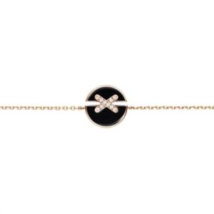 JEUX DE BRACELET ONYX ROSE GOLD DIAMOND