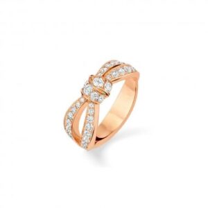 LIENS PINK GOLD DIAMOND RING