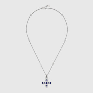 GG WOMEN'S NECKLACE WITH CROSS MOTIF PENDANT