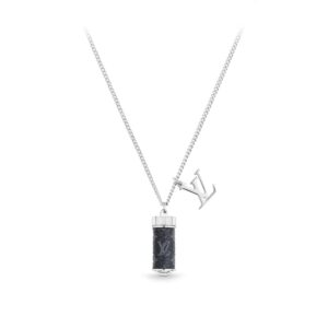 MONOGRAM ECLIPSE CANVAS CHARMS NECKLACE