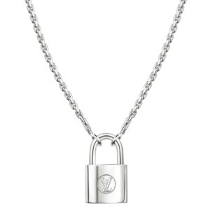 LV CHARITY LOCK NECKLACE