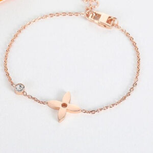 LV BLOSSOM SERIES SINGLE FLOWER DIAMOND COLLARBONE BRACELET