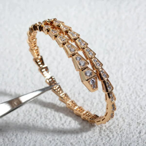 SERPENTI BRACELET 6.8MM ROSE GOLD DIAMOND