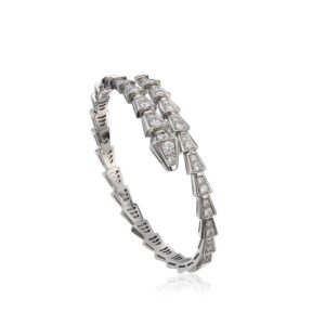 SERPENTI BRACELET 6MM SILVER DIAMOND