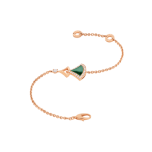 DREAM BRACELET MALACHITE ROSE GOLD DIAMOND