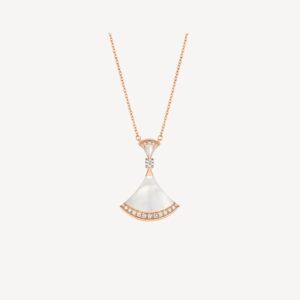 DREAM NECKLACE MOP ROSE GOLD DIAMOND