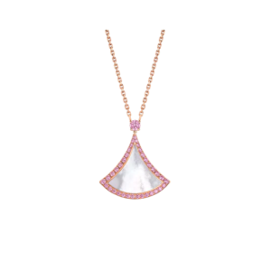 DREAM NECKLACE MOP DIAMOND ROSE GOLD