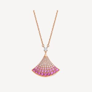 DREAM NECKLACE ROSE GOLD PINK DIAMOND