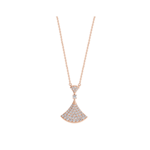 DREAM NECKLACE ROSE GOLD FULL DIAMOND