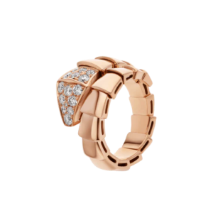 SERPENTI RING ROSE GOLD DIAMOND