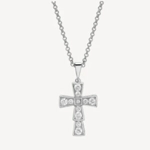 CROCE PEDANT DIAMOND NECKLACE