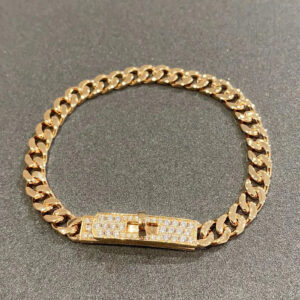 KELLY CHAIN ROSE GOLD DIAMONDS BRACELET