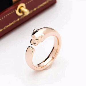 PANTHERE ROSE GOLD SMALL RINGS