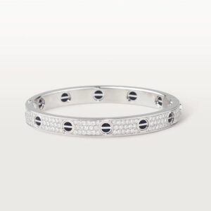 LOVE BRACELET 6.1MM DIAMOND-PAVED CERAMIC