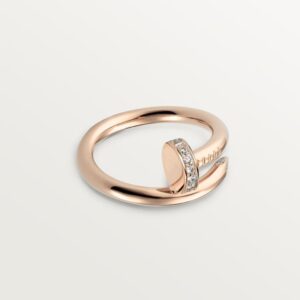 JUSTE RING 2.65MM ROSE GOLD DIAMOND