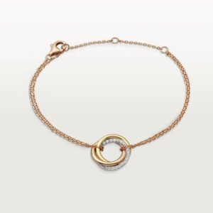 TRINITI BRACELET GOLD SILVER ROSE GOLD DIAMONDS