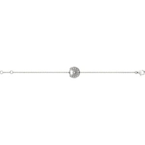 AMULETTE DIAMOND SILVER BRACELET