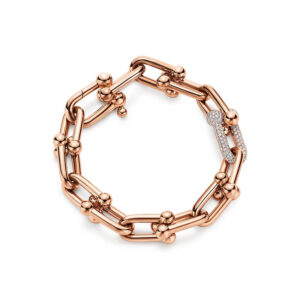 HARDWEAR BRACELET ROSE GOLD AND SILVER DIAMOND