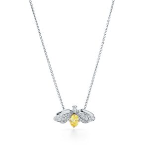 PAPER FLOWERS YELLOW DIAMOND FIREFLY PENDANT