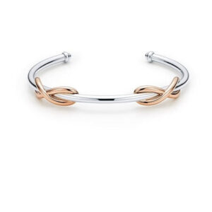 INFINITY SILVER ROSE GOLD BRACELET