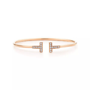 T BRACELET ROSE GOLD 1.8MM DIAMOND