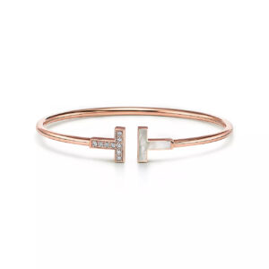 T BRACELET 1.8MM MOP DIAMOND ROSE GOLD