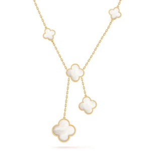 CLOVER  MOP NECKLACE 6 MOTIF