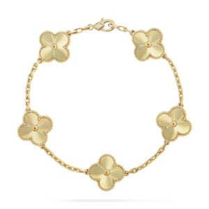 CLOVER 5 FLOWERS LASER BRACELET