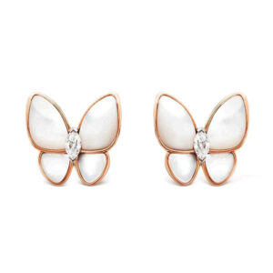 BUTTERFLY MOP DIAMOND EARRINGS