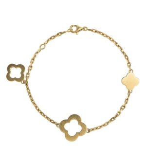 PURE CLOVER  BRACELET 3 MOTIFS