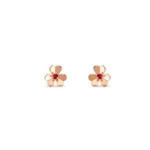 FRIVOLE  FLOWER PINK EARRINGS